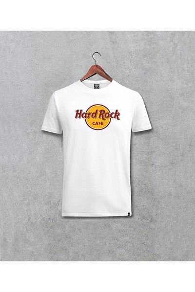 Pisa Art Λευκό μπλουζάκι Unisex με στάμπα Hard Rock Cafe