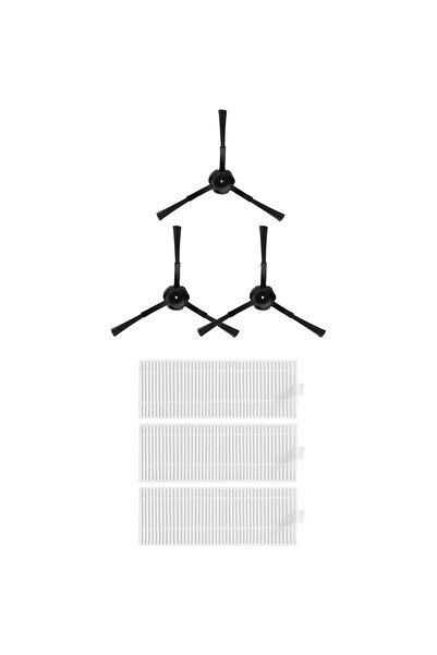 srfn ticaret Робот прахосмукачка S10 – 360 прахосмукачка с моп, комплект от 6...