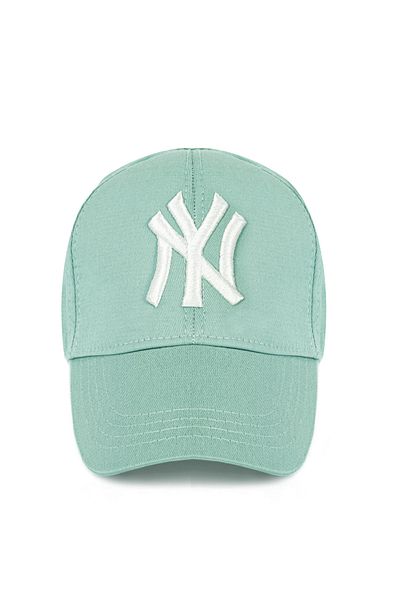Eke Tekstil Unisex Set of 2 Pink And Mint Green Ny New York Baseball Cap