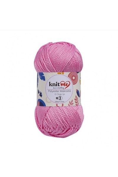 knitme Πολυεστερικό Μακραμέ 3 mm 100 Gr Πλεκτό Κλωστή 816