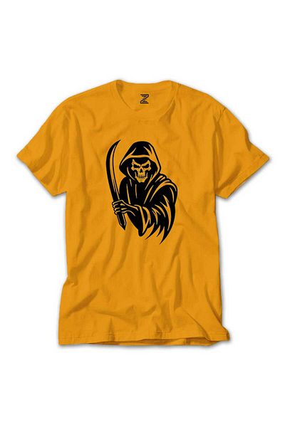 Z zepplin Κίτρινο T-shirt Grim Reaper Sword