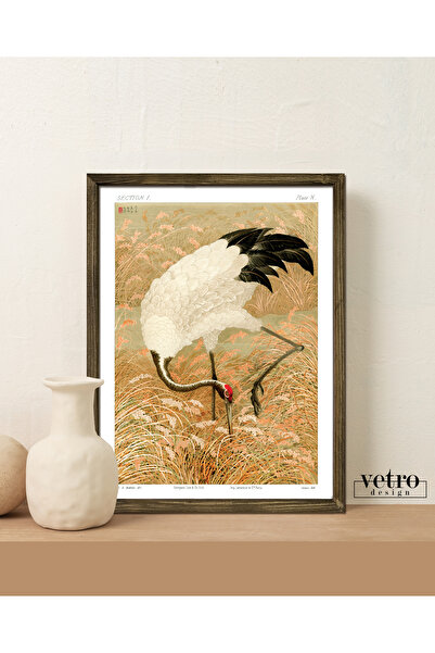 Vetro Design Pictură înrămată cu struț