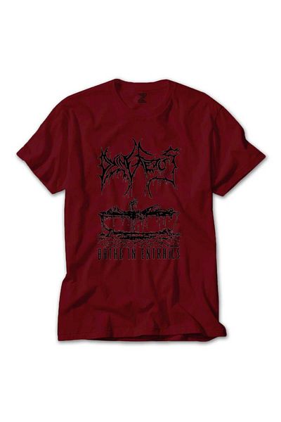 Z zepplin Dying Fetus Bathe in Entrails Red T-shirt
