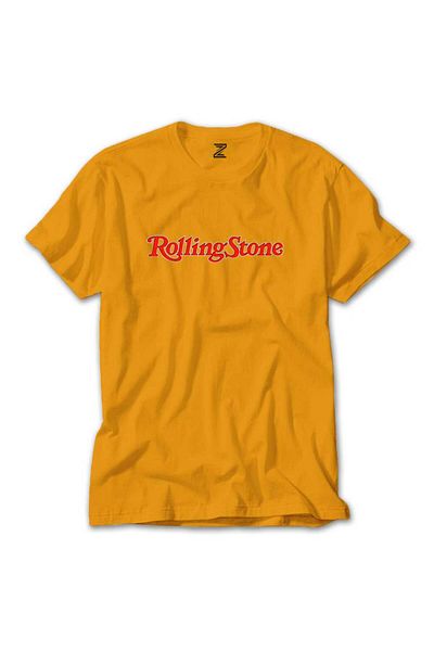 Z zepplin Κίτρινο T-shirt The Rolling Stones