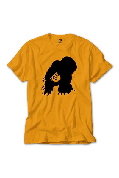 Z zepplin Slash Portrait Yellow T-shirt