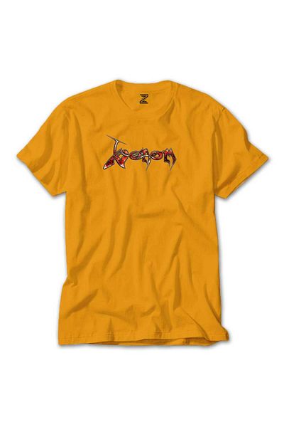 Z zepplin Κίτρινο T-shirt με λογότυπο Venom Fire