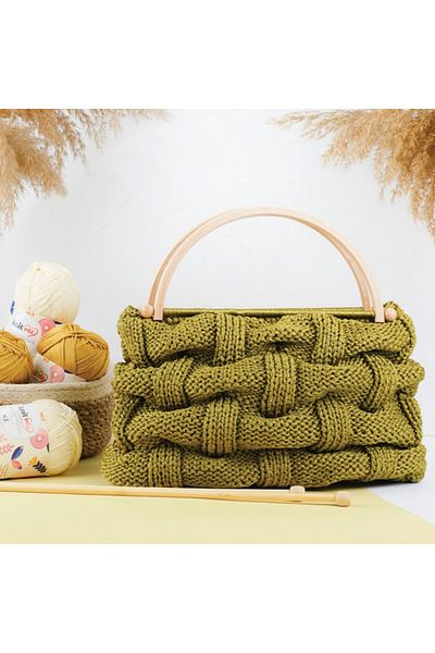 knitme Πολυεστέρας Μακραμέ 3 mm 100 Gr Πλεκτό Κλωστή 832 Καφέ