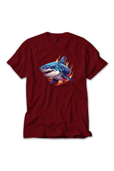 Z zepplin Tricou Color Shark Red