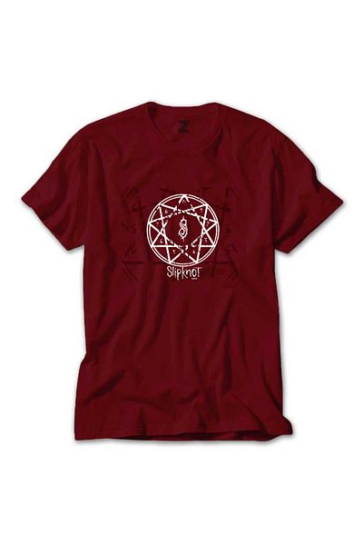 Z zepplin Slipknot Hellknight 2 Unisex Red T-shirt