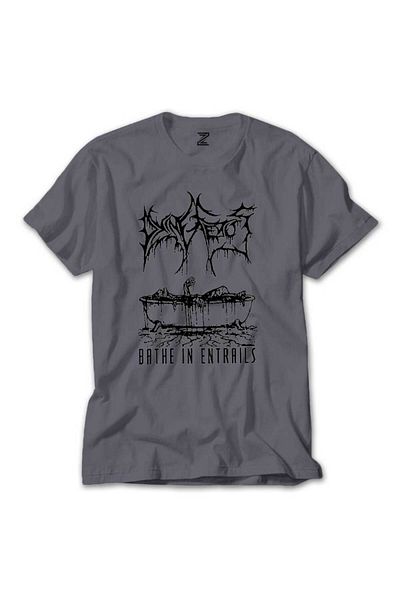 Z zepplin Γκρι μπλουζάκι Dying Fetus Bathe in Entrails