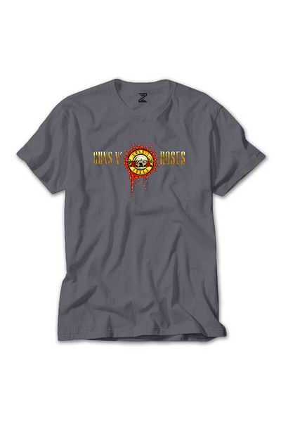 Z zepplin Γκρι T-shirt με λογότυπο Guns N Roses Drops