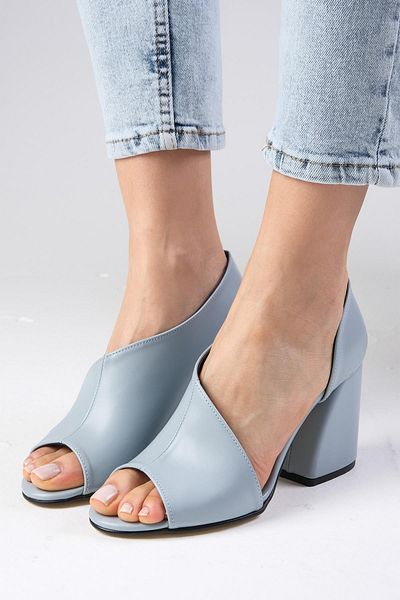 Mio Gusto Pantofi cu toc albastru