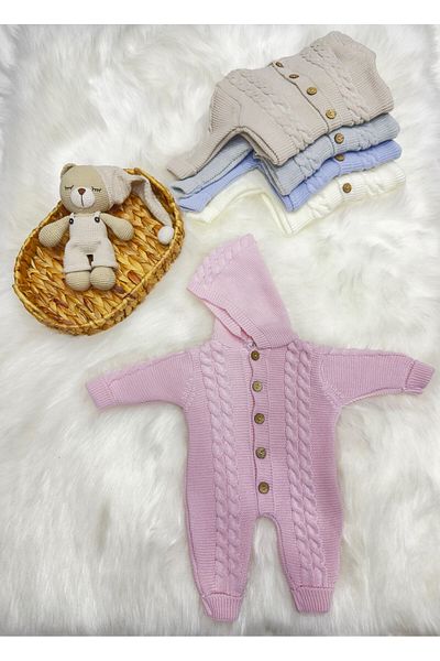 Home LITTELAND DOUBLE HAIR KNITTED HOODED KNITWEAR BABY BALLS