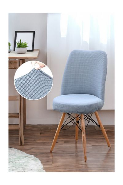 riselerhome Πλενόμενο ελαστικό κάλυμμα καρέκλας Lycra Oval - Στρογγυλό κάλυμμα καρέκλας