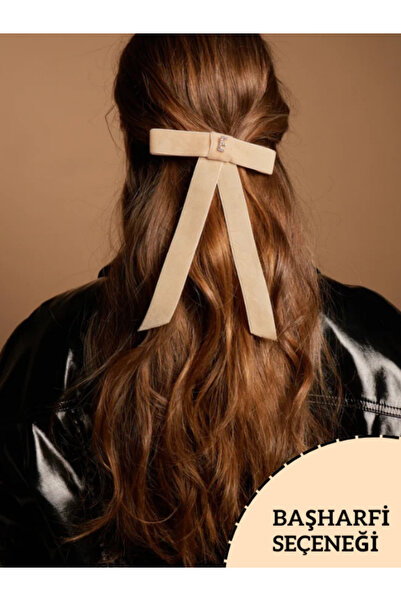 CSR Collection Kişiselleştirilir Kadife Fiyonk Toka