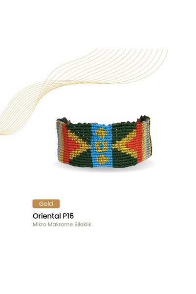 Pötikare Butik Atölye Oriental P16 Micro Macrame Bracelet
