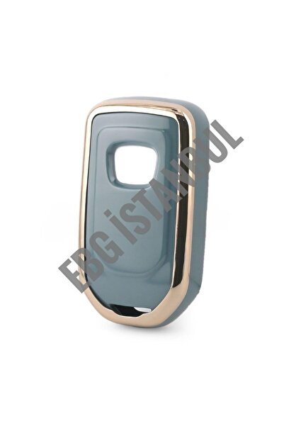 EBG İSTANBUL Carcasa pentru telecomandă NANO de înaltă calitate pentru Honda HR-V 3 butoane Culoare gri