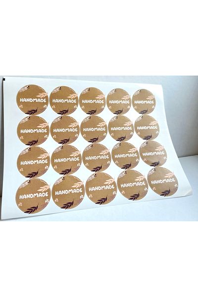 Protec Matbaa Handmade Label 100 Pieces