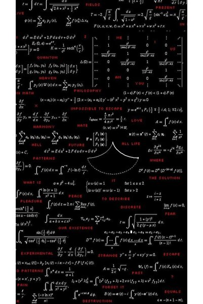 512 STORE Matematik Duvar Poster 30x42 Çerçevesiz