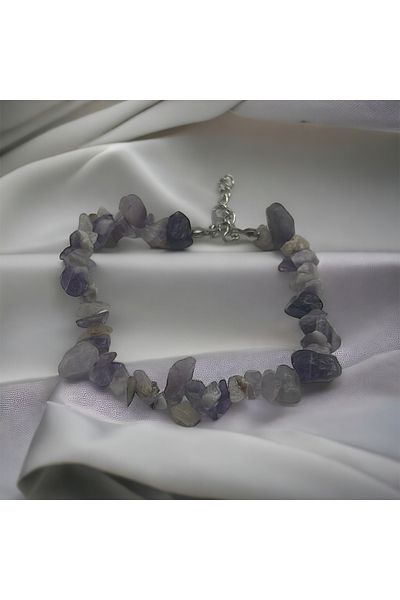 Hobimos Natural Stone Bracelet Amethyst Stone