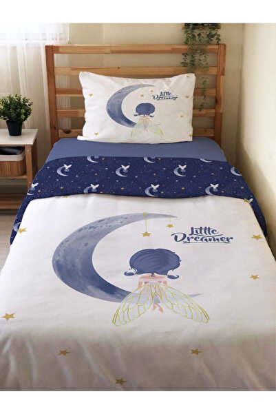 Evmila Set cuvertură de pilota cu două fețe Angel Girl cu model fără cearșaf ...