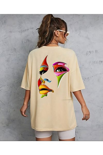 Pisa Art μπλουζάκι με στάμπα προσώπου