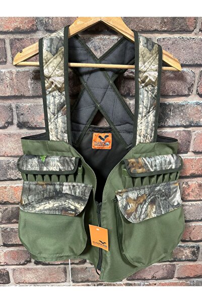 Dargo Askılı Meşe M Beden Haki Avcı Yeleği
