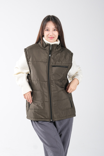 DERİNMAVİTASARIM ZIPPERED MULTI-POCKET WITH FLEECE INNER 9 SIZES 5 COLOR VEST