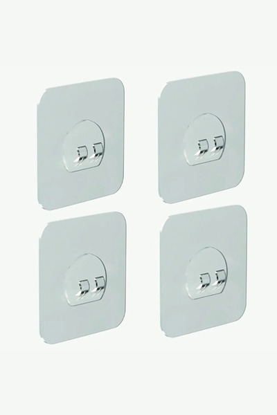 Patulya Aksesuar Yedek 4 Adet Süper Güçlü Yapışkanlı Sticker/ Askı Tutucu Sti...