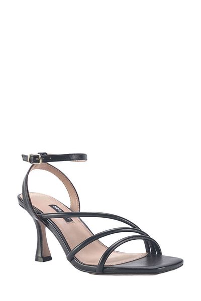 Nine West Sandale cu toc pentru femei MASENI 3FX negre