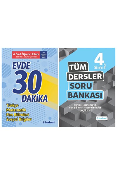 Tudem Eğitim Yayınevi 4. Sınıf 2'li Set (TÜM DERSLER SORU B. EVDE 30 DK) - Tu...