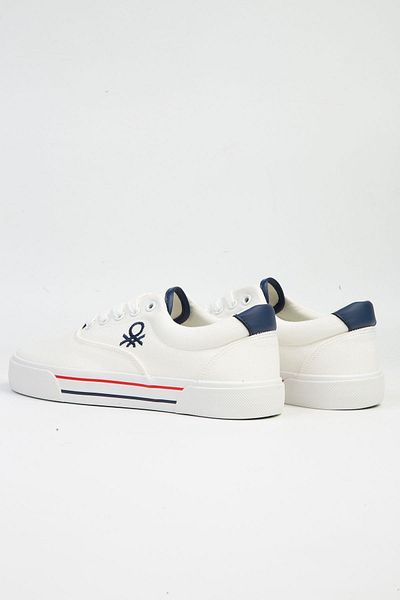 Benetton ®| BNI-10091 White-Imported Women's Sports Shoes