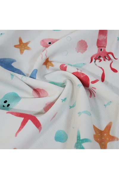 Nuvomon 140X270 cm Fish Patterned Children's Background Curtain