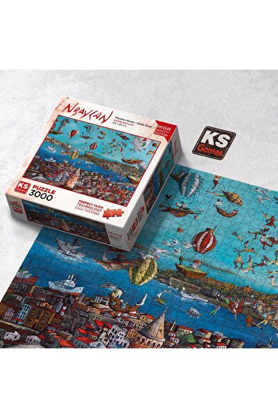 Ks Games 3000 Piece Galata Tower Puzzle