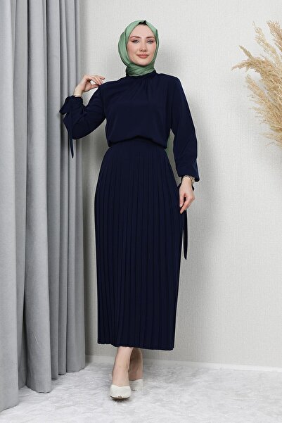 GİZ AGİYİM Σετ Τσαρέ Τεσεττύρ Ναυτικό Μπλε