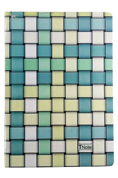 TNote Blocnotes cu copertă rigidă acoperită cu 120 de coli - verde - 17x24 cm