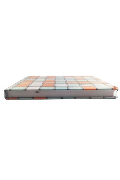 TNote Blocnotes cu copertă rigidă acoperită cu 120 de foi - colorat - 17x24 cm