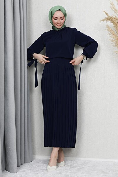 GİZ AGİYİM Σετ Τσαρέ Τεσεττύρ Ναυτικό Μπλε