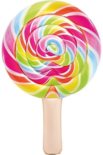 Intex Gökkuşağı Lolipop Şişme Deniz Havuz Yatağı - Şişirilebilir Yatak