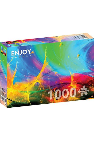 Enjoy Puzzle استمتع بـ 1000 قطعة من أحجية الجسيمات الملونة