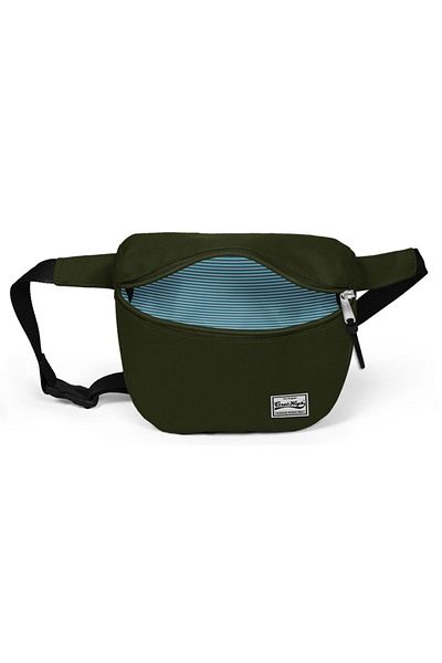 Coral High Luxury Dark Green Waist Bag