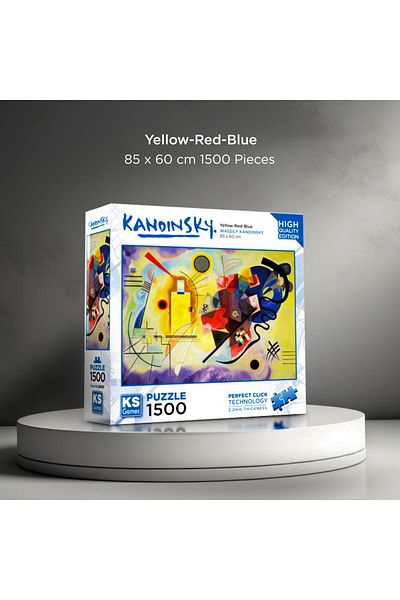 Ks Games 1500 Piece Yellow Red Blue Puzzle