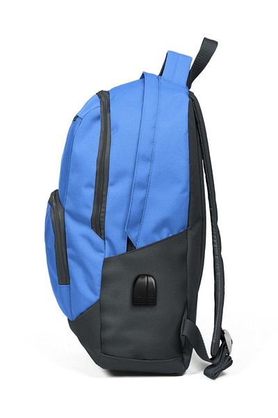 Coral High Rucsac Sport albastru-gri cu compartiment pentru laptop - Port USB