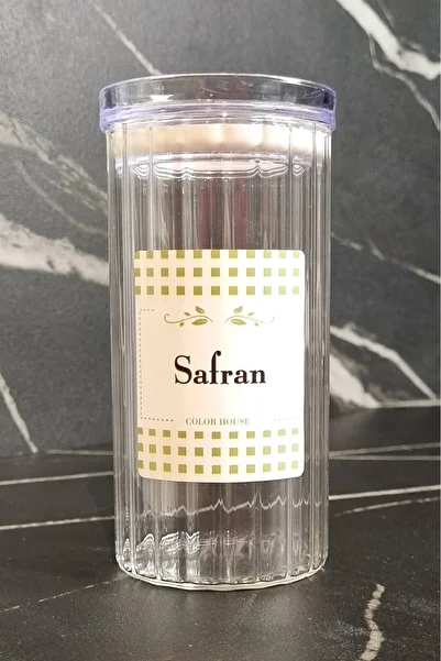 color house Glass Jar Spice Rack Borosilicate 280 ml 18 Pieces with Transparent Lids (ROUND) (EXCLUDING STANDS)