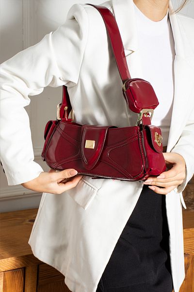 HONEY BAG Bunny Model λουστρίνι 3 θέσεων ισοδύναμη γυναικεία τσάντα Chery