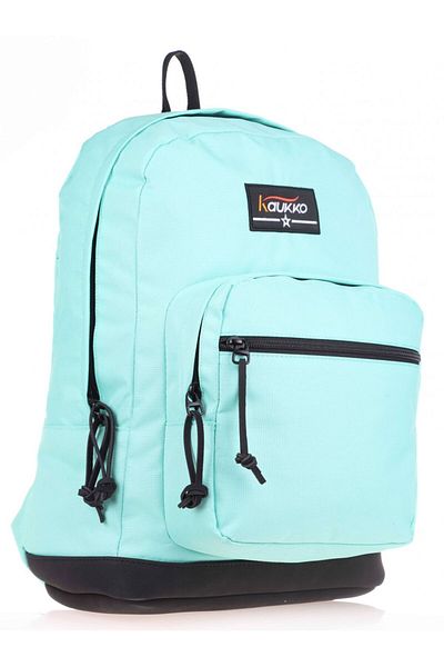 KAUKKO Set rucsac și pix pentru școală cu trei compartimente Mint (FETE ȘI BĂIEȚI)