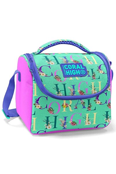 Coral High Devojčina roza voda zelena školska ishrana Torba - termoizolovana