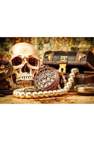 Enjoy Puzzle استمتع بألغاز مكتب القراصنة الكابتن المكونة من 1000 قطعة