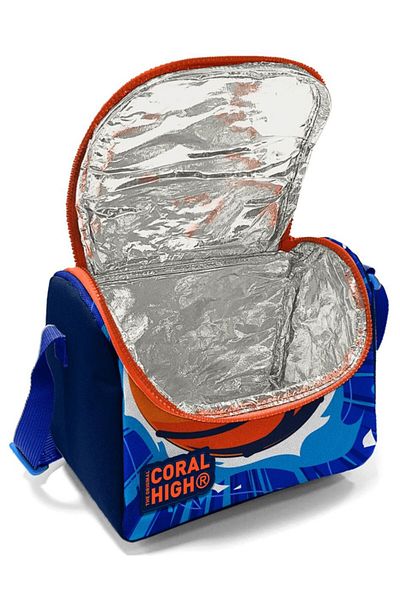 Coral High Thermo Blue Orange School Lunchbox - Boy