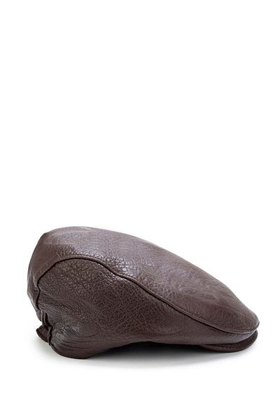 Tamer Tanca Men's Genuine Leather Brown Hat